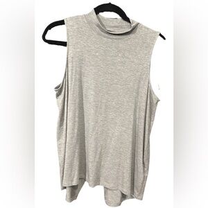 Open- backed sleeveless shirt